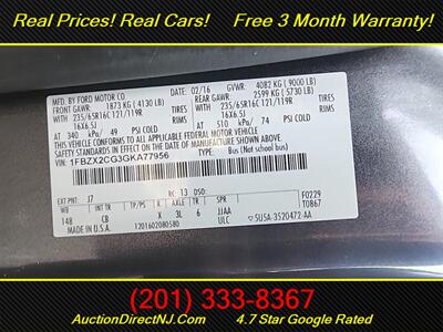 2016 Ford Transit T-350 T350  LWB 12 Passenger MEDIUM ROOF XLT   - Photo 22 - Jersey City, NJ 07307