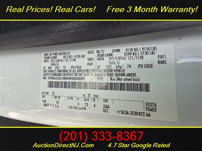 2017 Ford Transit T-350 T350 MEDIUM ROOF LWB 15 Passenger XL   - Photo 24 - Jersey City, NJ 07307