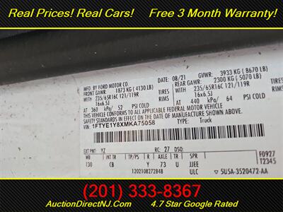 2021 Ford Transit T-150 T150 Cargo   - Photo 16 - Jersey City, NJ 07307