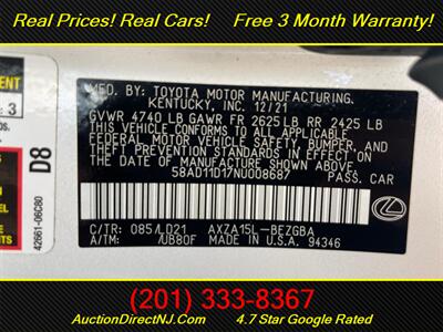 2022 Lexus ES 250 AWD   - Photo 49 - Jersey City, NJ 07307
