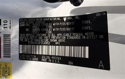 2015 Toyota Sienna LE 8-Passenger - Photo 8 - Bakersfield, CA 93305