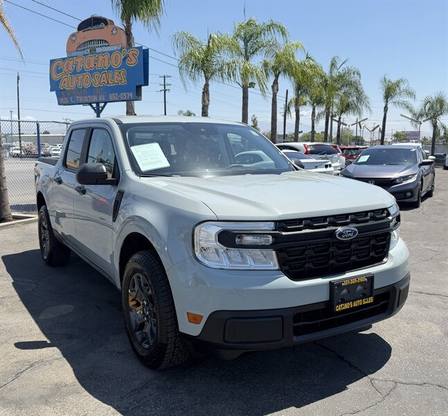 Gray 2024 Ford Maverick Pickup Truck Front-Wheel Drive 1-Speed Dual Clutch