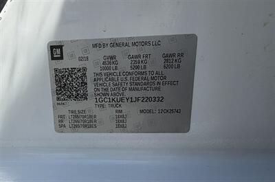 2018 Chevrolet Silverado 2500HD Work Truck   - Photo 8 - Bakersfield, CA 93301