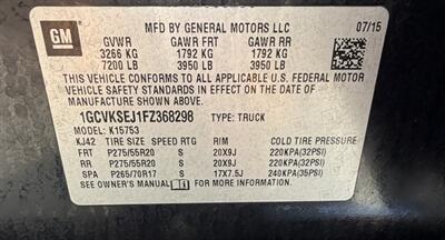 2015 Chevrolet Silverado 1500 LTZ Z71 - Photo 8 - Bakersfield, CA 93301