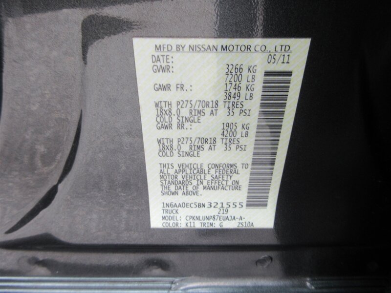 2011 Nissan Titan PRO-4X   - Photo 73 - Bohemia, NY 11716