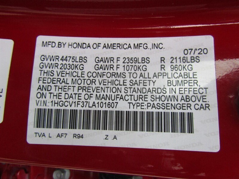 2020 Honda Accord SPORT ,RVC,CONV PKG,SILVER CERTIFIED - Photo 37 - Haddon Twp, NJ 08107