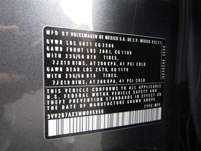 2021 Volkswagen Tiguan SEL PREM,TECH PKG,CONV PKG,RVC,SILVER CERTIFIED   - Photo 41 - Haddon Twp, NJ 08107