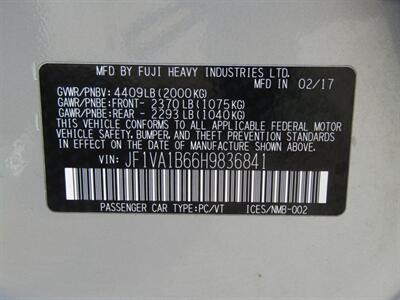 2017 Subaru WRX AWD,PREM PKG,CONV PKG,SILVER CERTIFIED   - Photo 35 - Haddon Twp, NJ 08107