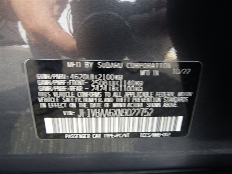 2022 Subaru WRX AWD,PREFORMANCE PKG,CONV PKG,RVC,SILVER CERTIFIED - Photo 44 - Haddon Twp, NJ 08107