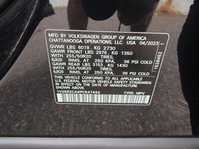2023 Volkswagen Atlas AWD, PREM PKG,TECH PKG,RVC,SILVER CERTIFIED   - Photo 69 - Haddon Twp, NJ 08107