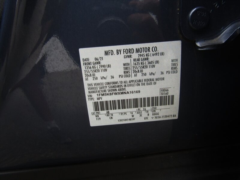 2021 Ford Explorer Hybrid LIMITED,4x4,NAV,COMFORT PKG,RVC,SILVER CERTIFIED   - Photo 74 - Haddon Twp, NJ 08107