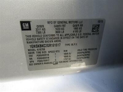 2016 Chevrolet Tahoe LT.4X4,Z71,DVD PKG,CONV PKG,SILVER CERTIFIED   - Photo 45 - Haddon Twp, NJ 08107