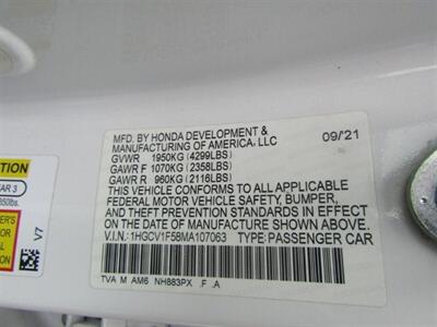 2021 Honda Accord EX-L,AWD,TECH PKG,COMFORT PKG,RVC,SILVER CERTIFIED - Photo 38 - Haddon Twp, NJ 08107