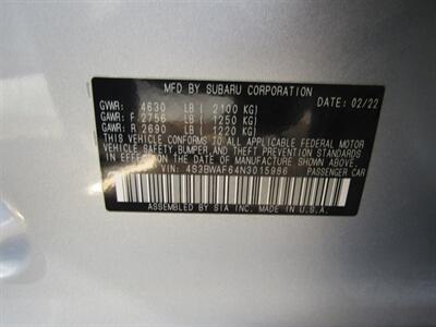 2022 Subaru Legacy AWD,PREM PKG,DR.ASST PKG,RVC ,SILVER CERTIFIED - Photo 39 - Haddon Twp, NJ 08107