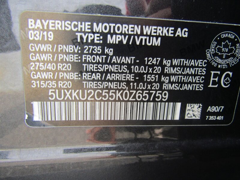 2019 BMW X6 AWD,NAV,DR.ASST PKG,TECH PKG,RVC,SILVER CERTIFIED - Photo 41 - Haddon Twp, NJ 08107
