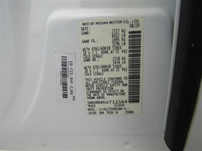 2020 Nissan Frontier SV,4X4,CONV PKG,RVC,PWR PKG,SILVER CERTIFIED   - Photo 33 - Haddon Twp, NJ 08107