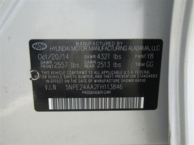2015 Hyundai SONATA CONV PKG,PWR PKG,SILVER CERTIFIED   - Photo 38 - Haddon Twp, NJ 08107