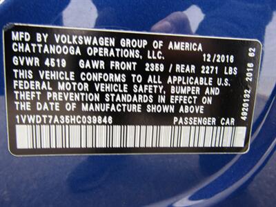 2017 Volkswagen Passat 1.8T R-Line   - Photo 44 - Haddon Twp, NJ 08107