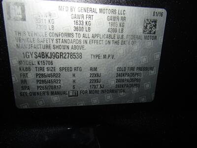 2016 Cadillac Escalade AWD,LUX,NAV,DVD PKG,SUNROOF,,RVC,SILVER CERTIFIED   - Photo 47 - Haddon Twp, NJ 08107