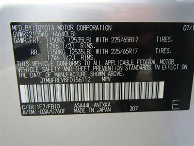 2015 Toyota RAV4 LE,AWD,CONV PKG,RVC,PWR PKG,SILVER CERTIFIED   - Photo 35 - Haddon Twp, NJ 08107