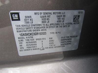 2016 Chevrolet Tahoe LTZ,4X4.LEATHER COMFORT PKG,RVC,SILVER CERTIFIED   - Photo 47 - Haddon Twp, NJ 08107