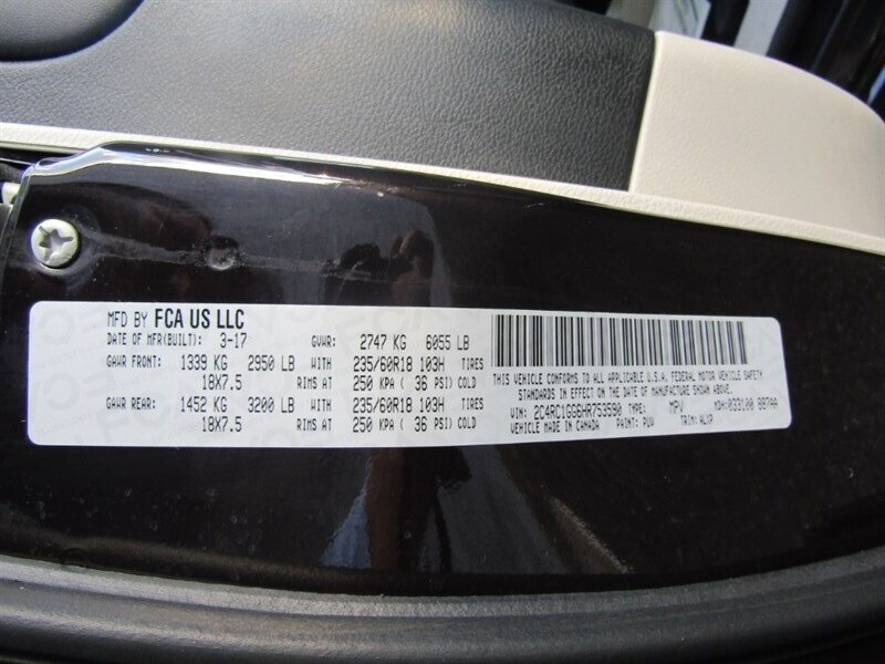 2017 Chrysler Pacifica LIMITED,DVD,NAV,TECH PKG,SILVER CERTIFIED - Photo 48 - Haddon Twp, NJ 08107