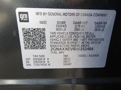 2022 Chevrolet Equinox AWD,PREMIER,TECH DR.ASST.PKG,PANO,SILVER CERTIFIED   - Photo 50 - Haddon Twp, NJ 08107