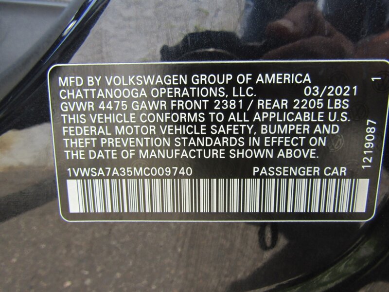 2021 Volkswagen Passat SE,TECH PKG,LEATHER,COMFORT PKG,SILVER CERTIFIED - Photo 41 - Haddon Twp, NJ 08107