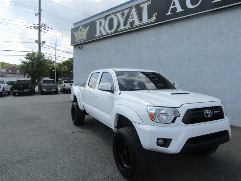 White 2013 Toyota Tacoma Pickup Truck Four-Wheel Drive Automatic