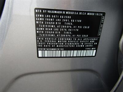 2021 Volkswagen Tiguan 2.0T SEL 4Motion   - Photo 33 - Haddon Twp, NJ 08107