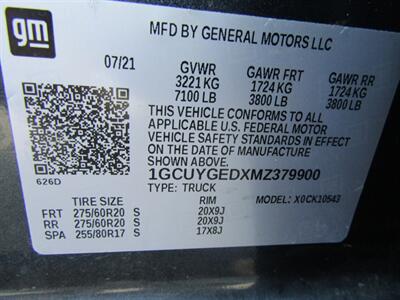 2021 Chevrolet Silverado 1500 LTZ,4X4.LEATHER COMFORT PKG,RVC,SILVER CERTIFIED   - Photo 38 - Haddon Twp, NJ 08107