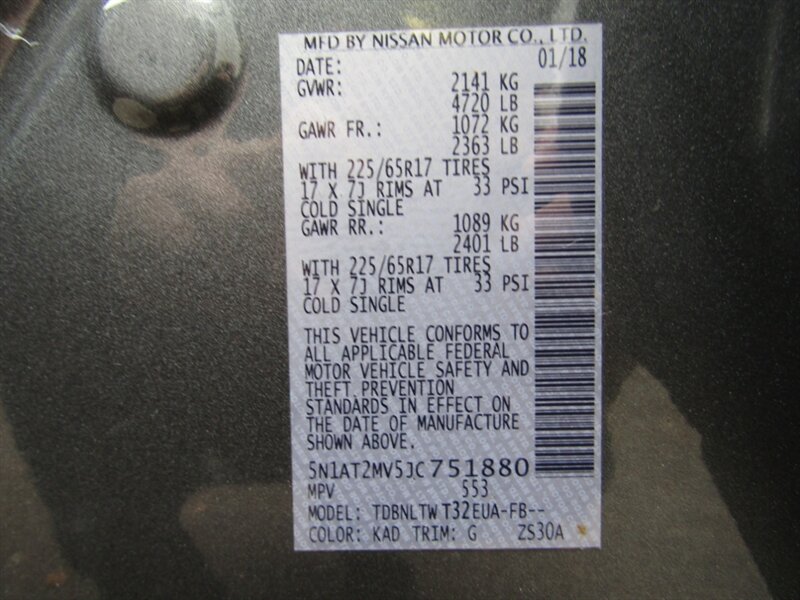 2018 Nissan Rogue AWD,TOURING,NAV,PANO,TECH PKG,RVC,SILVER CERTIFIED - Photo 46 - Haddon Twp, NJ 08107