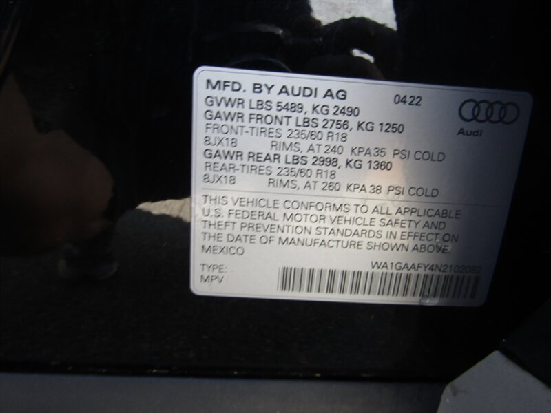 2022 Audi Q5 AWD,S LINE,PREM PKG,COMFORT PKG,SILVER CERTIFIED - Photo 71 - Haddon Twp, NJ 08107