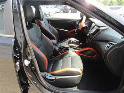 2017 Hyundai Veloster TURBO,ORANG ACCENT PKG,RVC,SILVER CERTIFIED - Photo 17 - Haddon Twp, NJ 08107