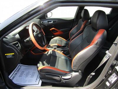 2017 Hyundai Veloster TURBO,ORANG ACCENT PKG,RVC,SILVER CERTIFIED - Photo 12 - Haddon Twp, NJ 08107