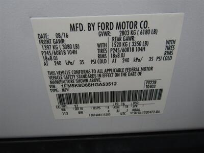 2017 Ford Explorer AWD,XLT,CONV PKG,RVC,SILVER CERTIFIED - Photo 48 - Haddon Twp, NJ 08107