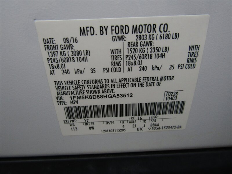 2017 Ford Explorer AWD,XLT,CONV PKG,RVC,SILVER CERTIFIED - Photo 48 - Haddon Twp, NJ 08107