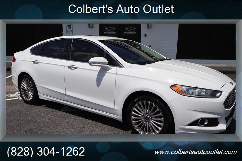 Oxford White 2015 Ford Fusion Sedan Front-Wheel Drive Automatic