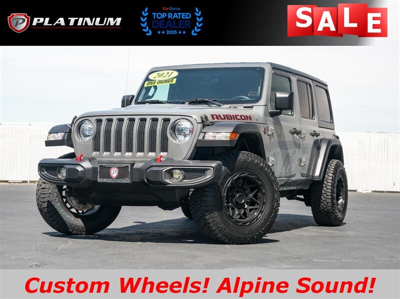 2021 Jeep Wrangler Unlimited Rubicon  Custom Wheels and Tires!