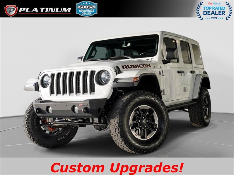2018 Jeep Wrangler Unlimited Rubicon  Lifted Rubicon Express Shocks - WFO Gear Axles