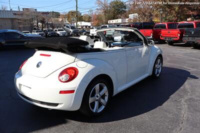 2007 Volkswagen New Beetle Convertible Triple White PZEV   - Photo 6 - Roswell, GA 30075