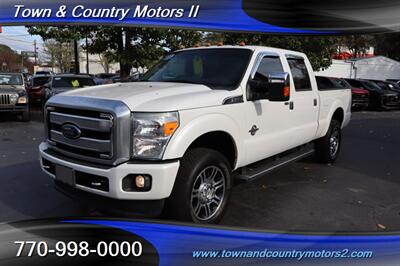 2015 Ford F-350 Super Duty Platinum  super clean inside and out! ready to go - Photo 1 - Roswell, GA 30075