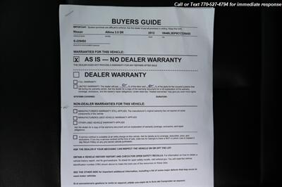 2012 Nissan Altima 3.5 SR   - Photo 29 - Roswell, GA 30075