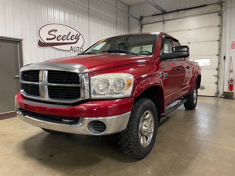 Inferno Red Crystal Pearlcoat 2007 Dodge RAM 2500 ST Quad Cab 4WD Pickup Truck Four-Wheel Drive Automatic