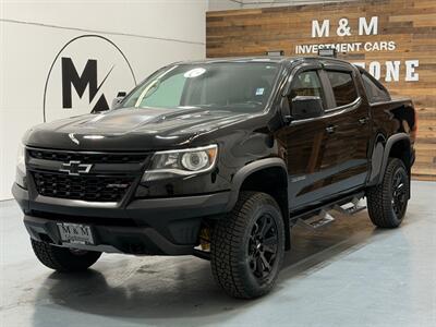 2018 Chevrolet Colorado ZR2 Crew Cab 4X4 3.6L V6 / Premium Pkg / NEW TRES  / Leather Heated Seats / Navi & Camera / ZERO RUST Truck