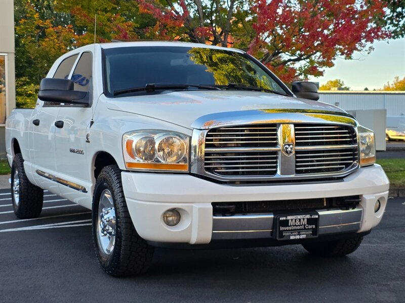 2006 Dodge Ram 2500 LARAMIE / 5.9L DIESEL / LEATHER / DVD / SUN ROOF / CUMMINS TURBO / SUN ROOF / LOW MILES - Photo 2 - Portland, OR 97217