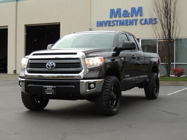 2014 Toyota Tundra Double Cab 57 Trd 4x4 Off Road Leather Lifted