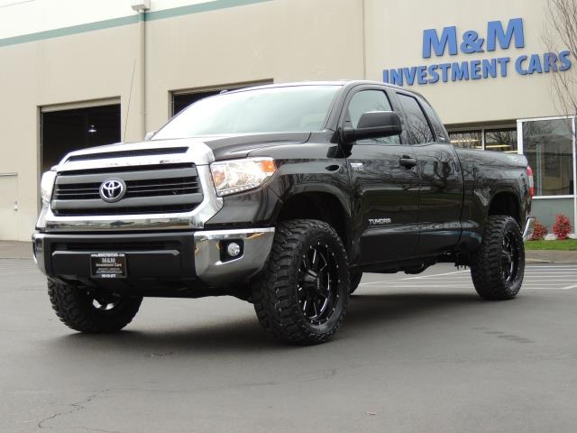 2014 Toyota Tundra DOUBLE CAB 5.7/ TRD 4X4 OFF ROAD / Leather/ LIFTED