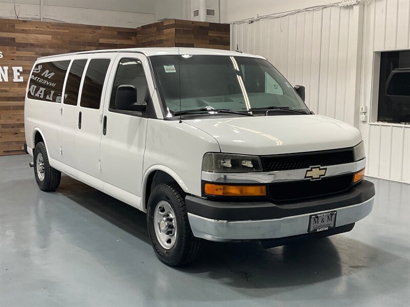 2013 Chevrolet Express LT 3500  Van 15-Passenger / 6.0L V8 / 80K MILES  / ZERO RUST / BRAND NEW TIRES 10-PLY - Photo 2 - Gladstone, OR 97027