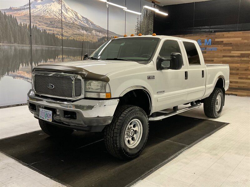 2002 Ford F-350 Lariat Crew Cab 4X4 / 7.3L DIESEL / Leather Seats  / SHORT BED / 175,000 MILES - Photo 1 - Gladstone, OR 97027